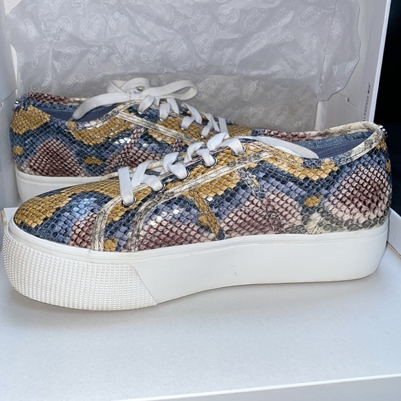 Steve Madden EMMI Platform Sneakers women shoes Multi Snake size 8 - Picture 8 of 9